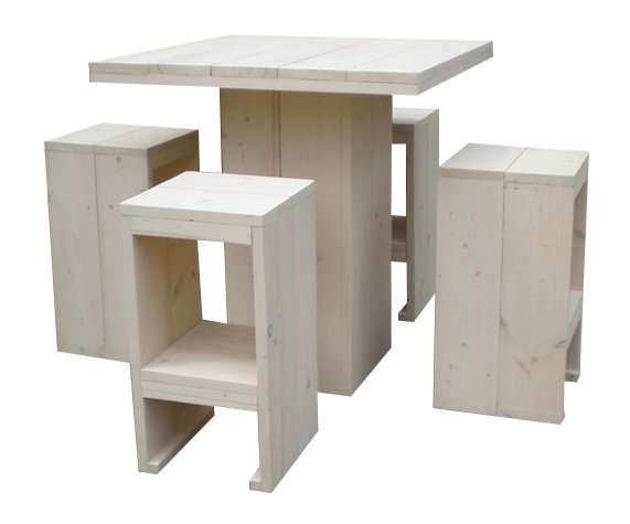 Barmöbel. Esstisch, Gartenset, Gartenmöbel, Bauholz